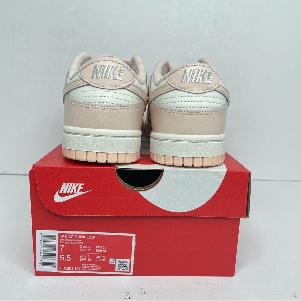 Nike Dunk Low WMNS “Orange Pearl/Pink” 2021 NEW - Picture 3 of 4
